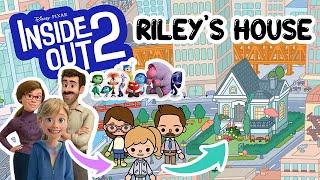 INSIDE OUT 2 RILEY's Family House Teen Bedroom Disney Pixar TOCA BOCA House Ideas