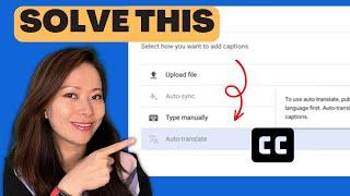 YouTube auto translate not available? Try this!