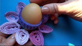 How to crochet Easter egg Пасхальное яйцо вязание крючком