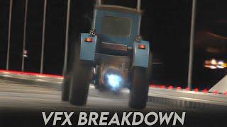 Dominic Toretto on a tractor (VFX BREAKDOWN)