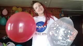 HUGE RED TUFTEX Queen Of Looners Big Balloon Blow To Pop | Looner POPPING BALLOONS B2P