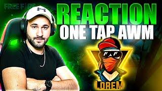 HAVE YOU EVER SEEN ONE TAP WITH AWM ? LOREM FF REACTION