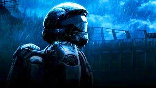  Thunder and Rain with Halo 3: ODST Piano 8 Hours | Sleep and Relaxation