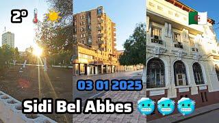 وحد البرد اليوم صباح في مدينة سيدي بلعباس Sidi Bel Abbès 2025