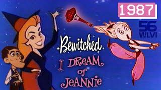 Bewitched & I Dream Of Jeannie Full Episodes Marathon | 1987 WLVI 56 with Original Commercials