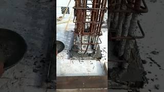Starters Pouring Work at the Afroz Mobile Mall And Residency Korangi #Shorts #engineering #civil