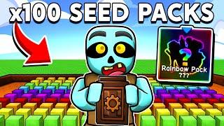 What Does 100 EXOTIC SEED PACKS Get You in Grow a Garden