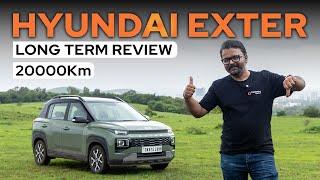 Living with the Hyundai Exter | 20000 KM Long Term Review | CarDekho.com