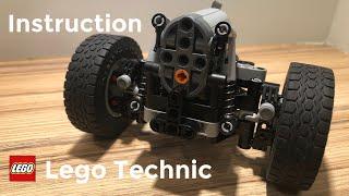 Lego Technic front axle instruction. Лего Техник передний мост инструкция.