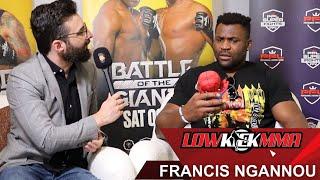 Francis Ngannou "I didn't know Spider-Man until I was a grown man" Interview with Tim Wheaton