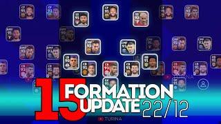 15 FORMATION UPDATE eFootball 2023 mobile | 22/12