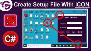 How to Create Setup (.exe) File with Icon in Windows Form Application Step by Step