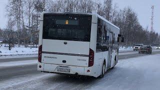 В автобусе. Нефтеюганск Е 505 УР 186, Yutong ZK6890HGQ, Маршрут № 8