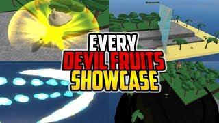  EVERY DEVIL FRUITS SHOWCASE IN ONE PIECE OPEN SEAS!