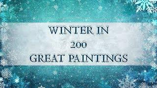 Winter in 200 Great Paintings | Merry Christmas! (HD)