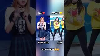 LisaBlankpink  Vs  NancyMomoland #viral #shorts #shortex world #lisa #nancy