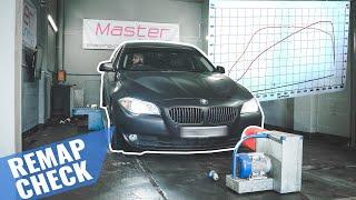 BMW F10 530d N57 Safe Remap test - dyno