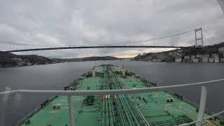 Times lapse of passing Istanbul/Bosphorus strait | Maruf