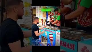 Others Turkish Ice Cream V.S this guy ️