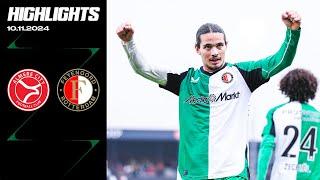 FOUR GOALS to secure the THREE POINTS | Highlights Almere City - Feyenoord | Eredivisie 2024-2025