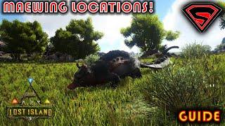 ARK LOST ISLAND MAEWING SPAWN LOCATIONS