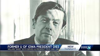 Former University of Iowa President Willard Boyd dies at age 95