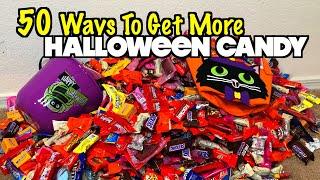 50 WAYS to get the MOST Halloween Candy Trick or Treating This Year - NEVER FAILS