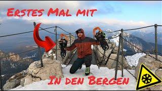 Als Schneeschuh Anfänger in den Bergen - Chiemgauer Alpen - Gehtechnik - Tubbs Flex Alp