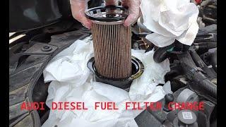 AUDI A3 8V EA288 DIESEL EASY FUEL FILTER CHANGE NO VCDS