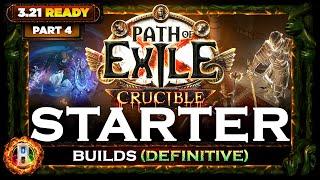 [PoE 3.21] 12 CRUCIBLE STARTER BUILDS (PART 4) - DEFINITIVE - CRUCIBLE LEAGUE - POE BUILDS