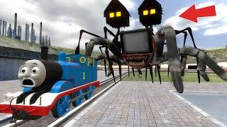 Building a Thomas Train Chased By TV Eater,House Head Trevor Henderson in Garry's Mod