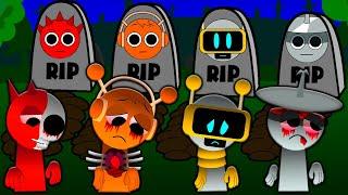 INCREDIBOX SPRUNKI R.I.P SAD STORY! OREN RADDY CLUKR FUN BOT Cartoon Animation