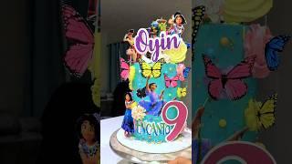 Custom Encanto Cake for a 9th Birthday Celebration #encanto #disney #kidscake #birthdaycakeideas