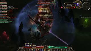 Grim Dawn, мод Dawn of Masteries. Чародейка(D3)+Монах(D3) VS Мясник на 75 Шарде