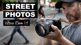 8 Hours of Street Photography with NEW Viltrox 85mm 1.4