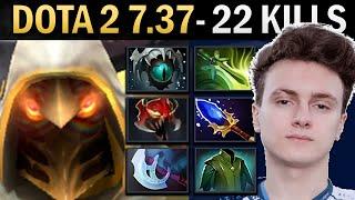 Juggernaut Gameplay Miracle with 22 Kills and Butterfly - Dota 7.37