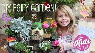 DIY FAIRY GARDEN | How to make a fairy garden for Kids | The Kids Next Door