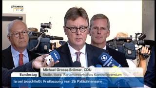 NSA-Affäre: Die Aussage von Ronald Pofalla am 12.08.2013