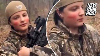 Chilling unearthed video shows alleged Georgia school shooter Colt Gray after hunting trip