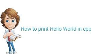 How to print Hello World in c ++|| Coding cafe