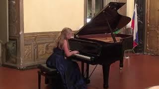 24.10.2019 Sofya Menshikova in a Concert of Vladimir Spivakov ICF, "Russian house", Rome, Italy