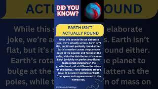 The Surprising Truth: Earth Isn’t Perfectly Round!! | Earth Facts | Earth's Shape |