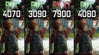 RTX 4070 vs RTX 3090 vs RTX 4080 vs RX 7900 XT PC gaming benchmarks at 2k, 4k