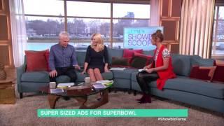 Superbowl advert causes glass on This Morning camera to break - 4th Feb 2016