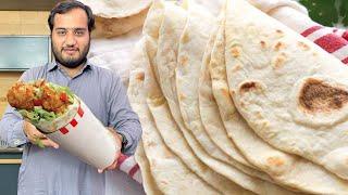 Tortilla Wraps Recipe - Homemade Bread for Chicken and Beef Wraps