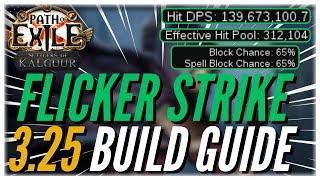 Path Of Exile - Flicker Strike Trickster 3.25 Build Guide - Very Tanky / Doryani Prototype Build