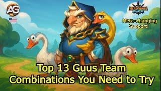 Top 13 Guus Synergy Teams Dominating Hero Wars Alliance