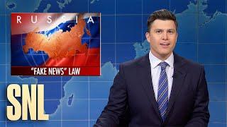 Weekend Update: Russia’s Fake News Law, DeSantis Calls Disney a "Woke Corporation" - SNL