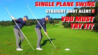 Single Plane Golf Swing is BLOWING MY MIND (The Best Single Plane Golf Swing System)