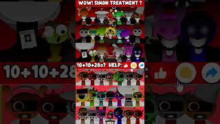 NEW!  ALL SIMON TREATMENT ? VS ALL HORROR GARNOLD ?  #incredibox #sprunkimod #sprunkisong